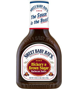 Sweet Baby Rays Hickory & Brown Sugar BBQ Sauce 18oz/510g (Best Before 2 Dec 2023)