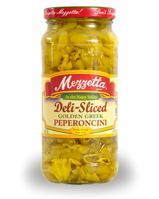Mezzetta Sliced Golden Greek Peperoncini 16floz/473ml