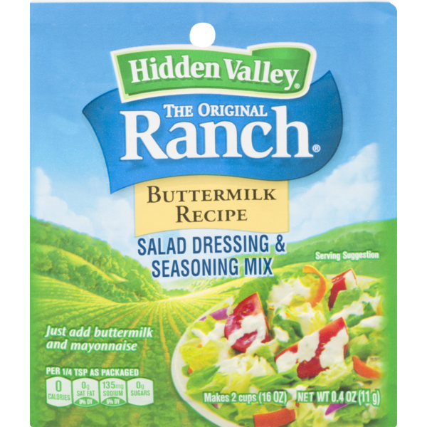Hidden Valley Ranch Seasoning Mix Buttermilk 0.4oz/11g
