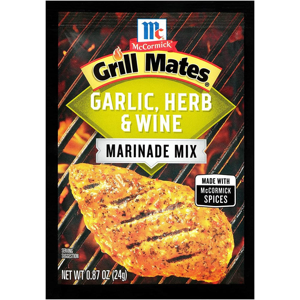 McCormick Grill Mates Garlic Herb & Wine Marinade .87oz/24g