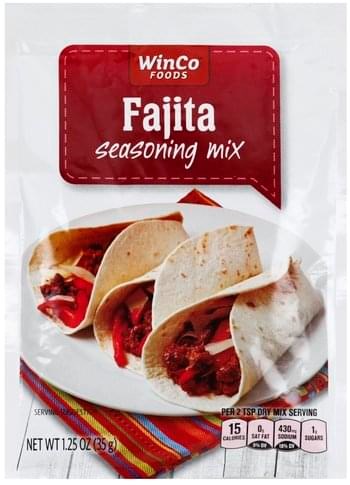 Winco Fajita Mix 1.25oz/35g