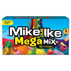 Mike & Ike Mega Mix 10 Fruit Flavors TBX 5.0oz/141g (Best Before Mar 2023)