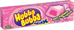 Hubba Bubba Bubble Gum Max Original 5piece (Best by 20 May 2025)