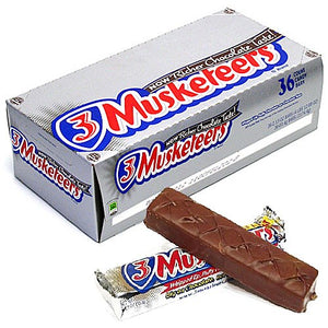 3 Musketeers Bar 2 to go bars 3.28oz/93g