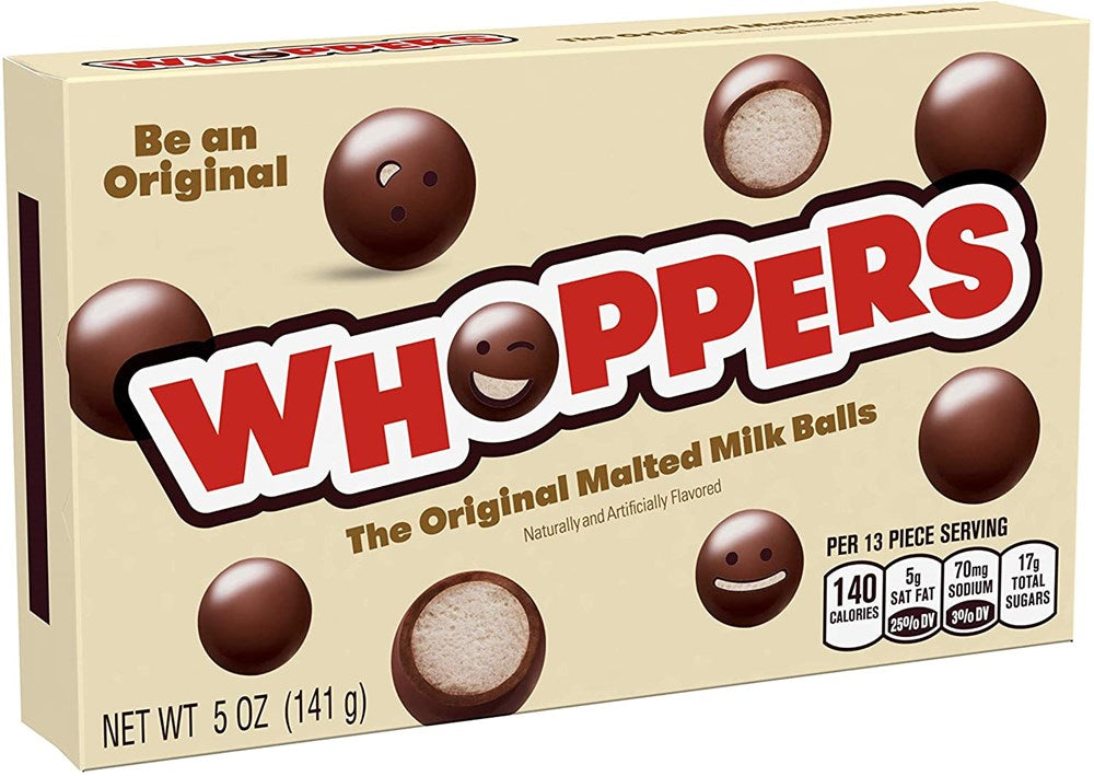 Whoppers Malted Milk Balls TBX 5oz/141g
