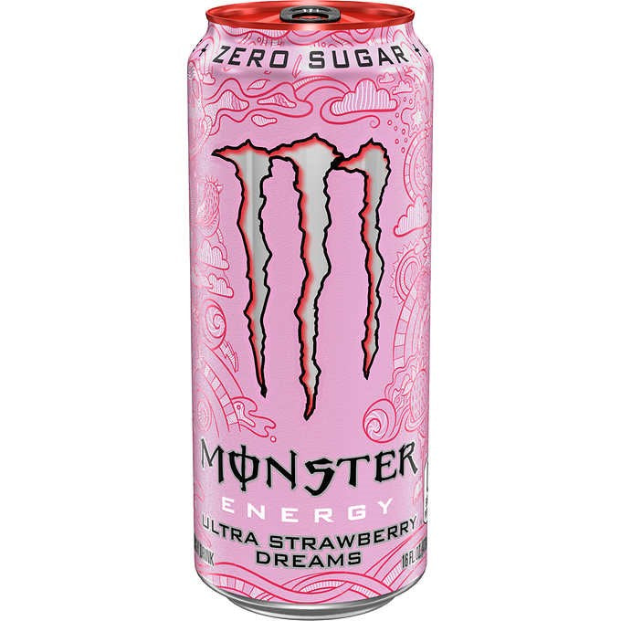 Monster Energy Ultra Strawberry Dreams Zero 16floz/473ml