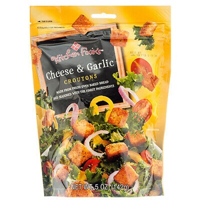 Kitchen Fixins Cheese & Garlic Croutons Each@5oz/142g