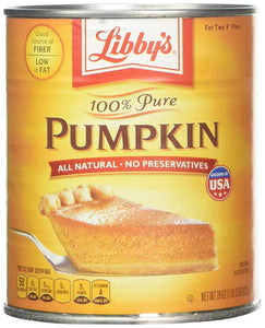 Libbys Pumpkin 100% Pure 29oz/822g