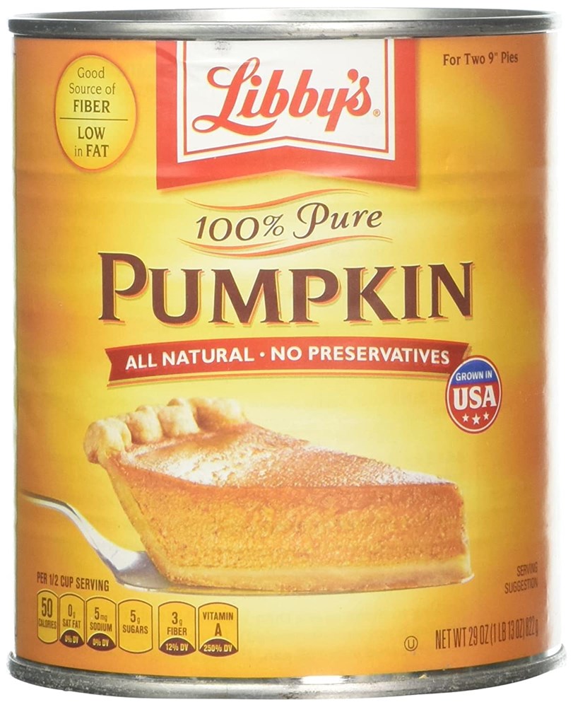 Libbys Pumpkin 100% Pure 29oz/822g