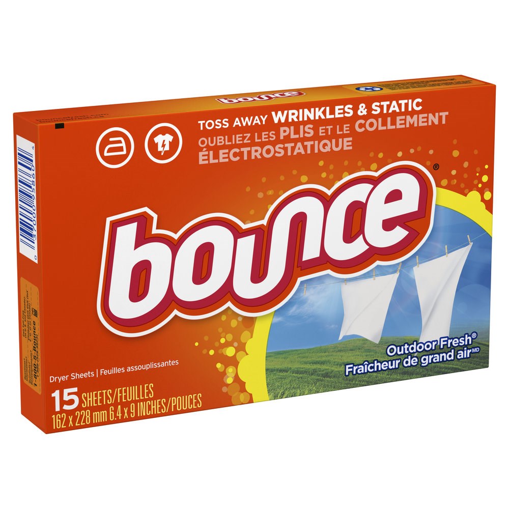 Bounce Outdoor Fresh Dryer Sheets 15 Sheets