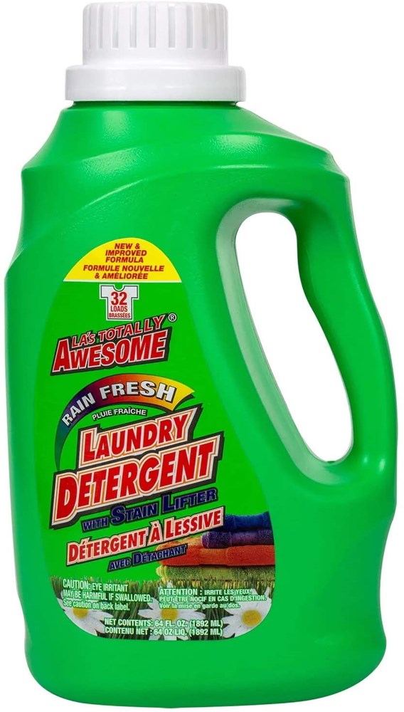 LAs Totally Awesome Laundry Detergent Rain Fresh 64floz/1892ml