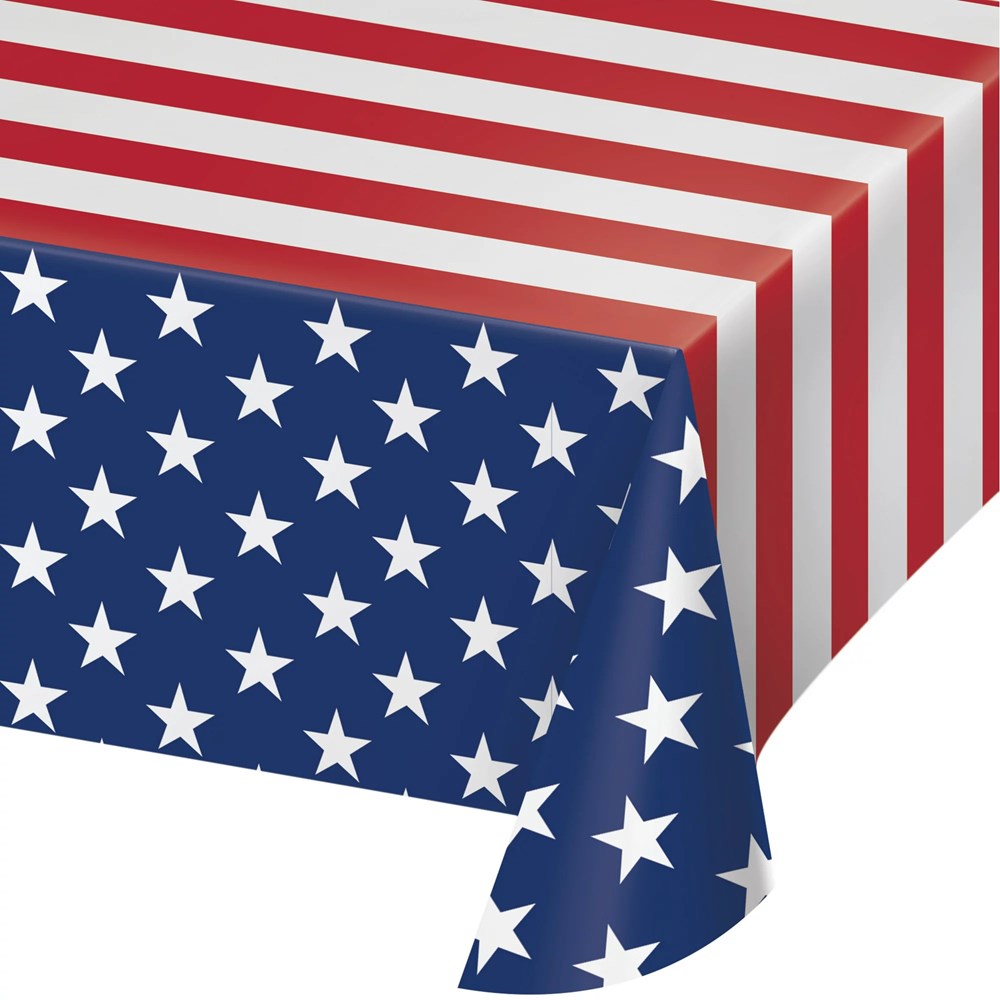 Way to Celebrate American Flag Tablecover 54