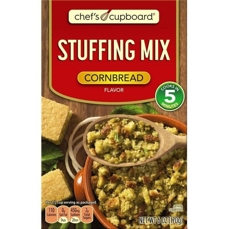 Chefs Cupboard Stuffing Cornbread 6oz/170g