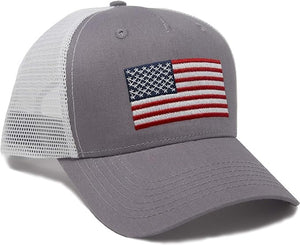 Bass Pro Shops Cap American Flag Logo Mesh Back
