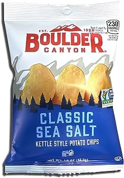 Boulder Sea Salt Chips 1.5oz/66.83g