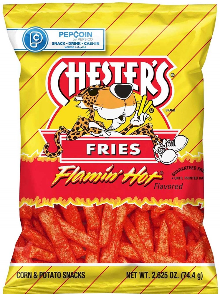Chesters Fries Flamin Hot 2.625oz (Best by Jul 2025)