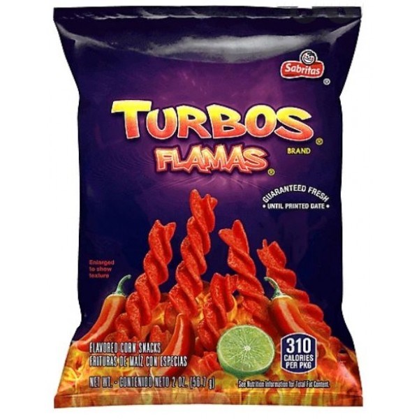 Turbos Flamas Corn Snacks 2oz/56.7g