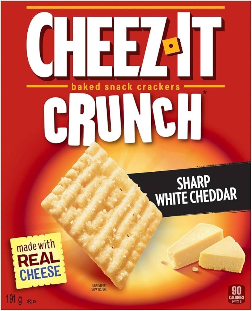 Cheez-it Crunch Sharp White Cheddar 191g