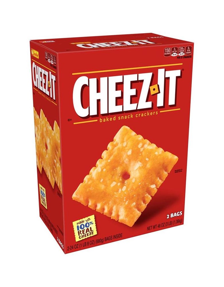 Cheez-it Original Big Box 2 bags 48oz/1.36kg