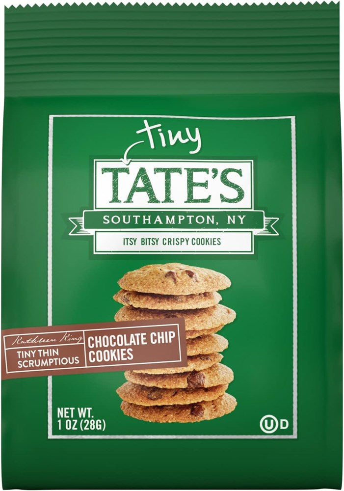 Tates Bake Shop Tiny Chocolate Chip Cookies 1oz (Best by Mar 2025)