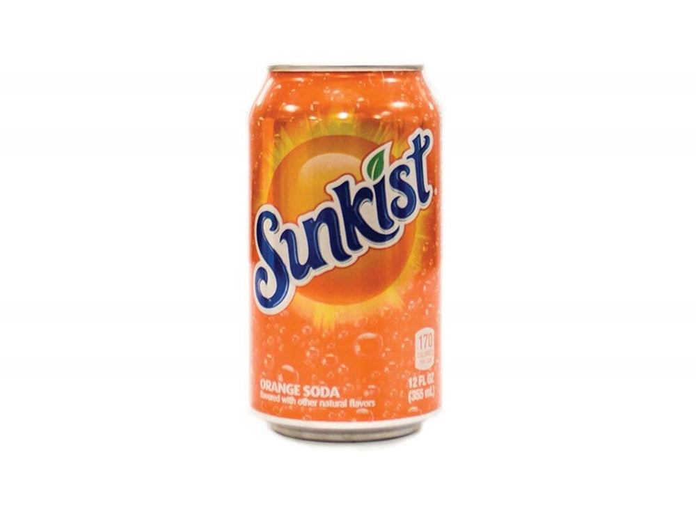 Sunkist Orange Soda can 12oz/355ml