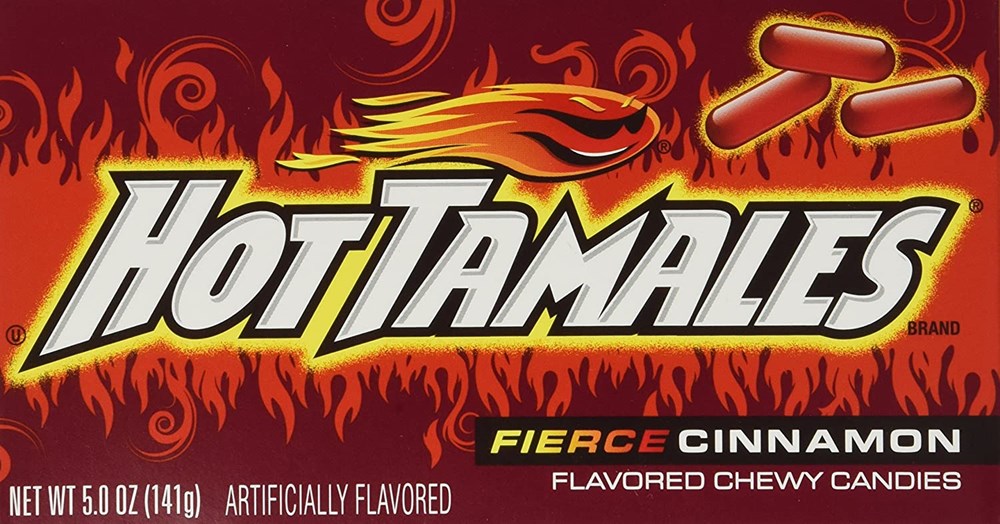 Hot Tamales Fierce Cinnamon Candies TBX 5oz/141g