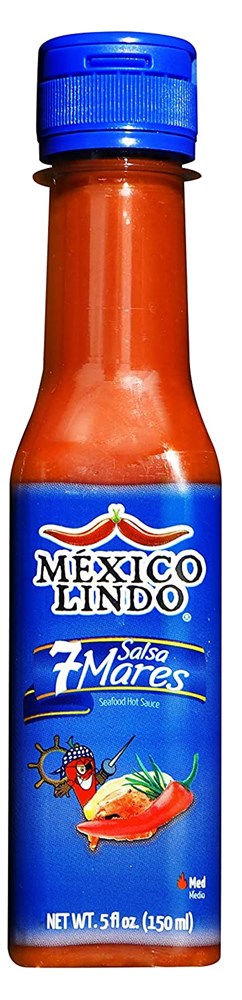 Mexico Lindo 7 Mares Hot Sauce 5fl/150ml