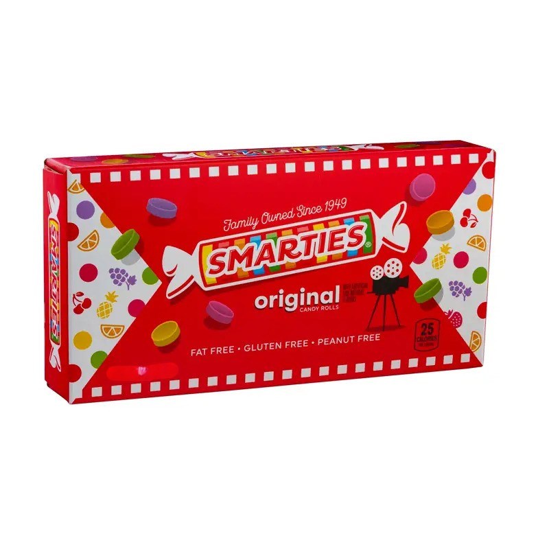 Smarties Original candy rolls TBX 3oz/85g