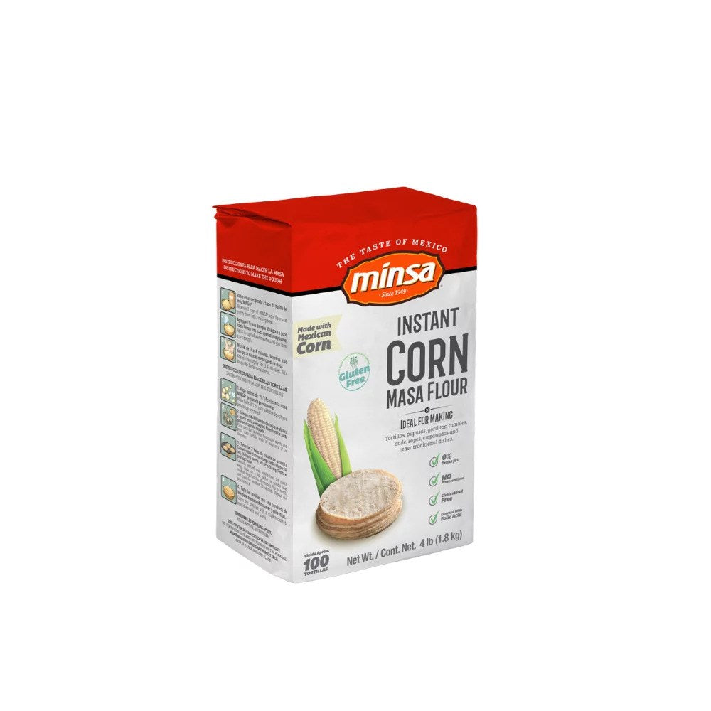 Minsa Instant Corn Masa Flour  4lb/1.8kg