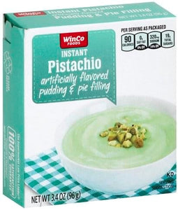 Winco Instant Pudding & Pie Filling Pistachio 3.4oz/96g