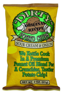 Dirty Potato Chips Sour Cream & Onion 2oz/56.7g