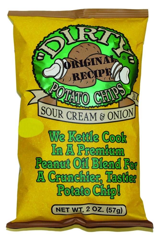 Dirty Potato Chips Sour Cream & Onion 2oz/56.7g
