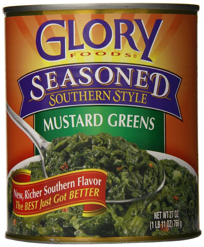 Glory Foods Mustard Greens Seasoned Southern Style 27oz