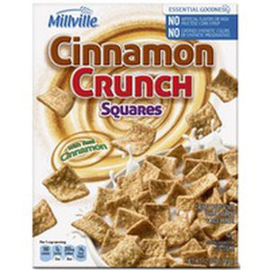 Millville Cinnamon Crunch Squares Cereal 12.2oz/345g