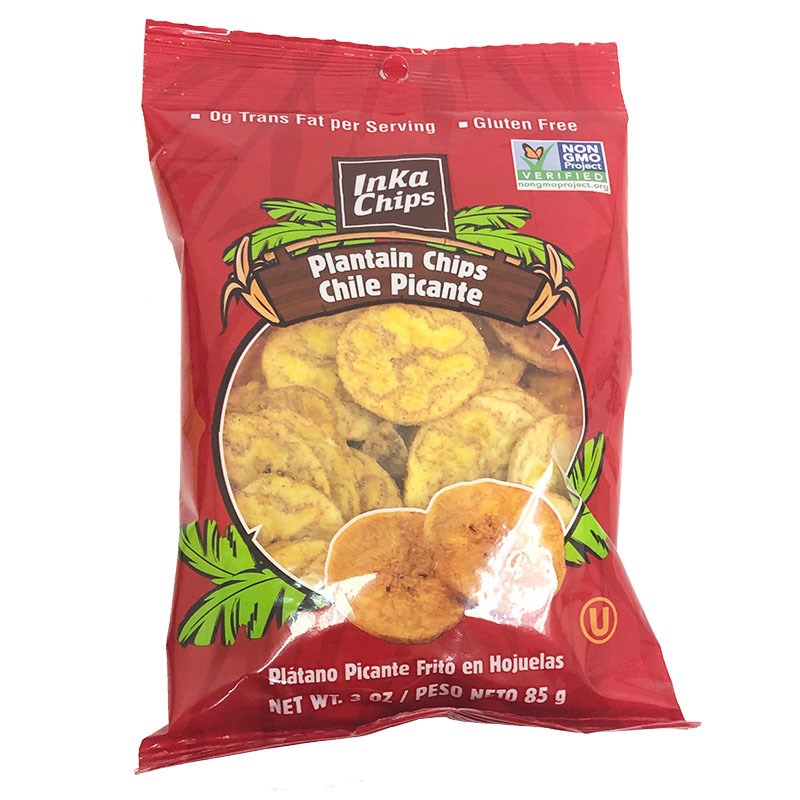 Inka Amazon Chips Plantain Chips Chile Picante 3oz/85g
