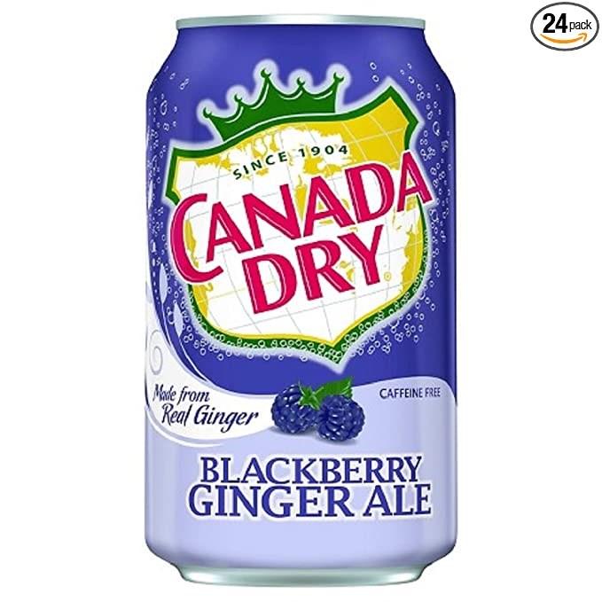 Canada Dry Blackberry Ginger Ale 12floz/355ml
