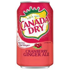 Canada Dry Cranberry Ginger Ale 12floz/355ml