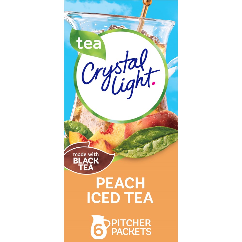 Crystal Light Peach Iced Tea 6 pitcher pk 1.5oz/42g
