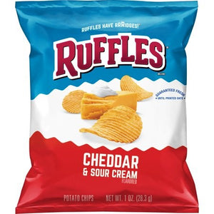 Ruffles Cheddar & Sour Cream 1oz/28.3g (Best by 14 Jan 2025)