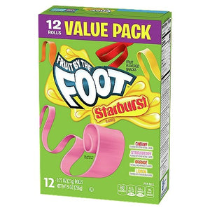Betty Crocker Fruit By The Foot Starburst Variety 12pk
