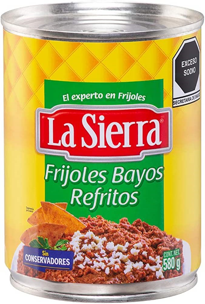 La Sierra Frijoles Bayos Refritos 580g