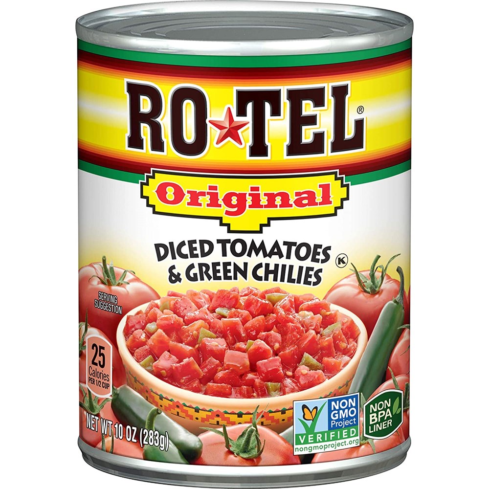 Rotel Diced Tomatoes & Green Chilies Original (Best By 14 July 2025) 10oz/283g
