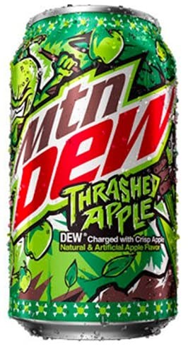 Mountain Dew Thrashed Apple 12floz/355ml