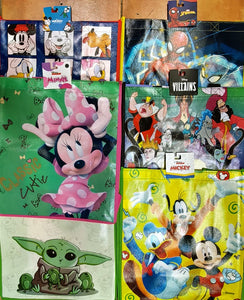 Licensed Disney Character Reusable Large Shopping Bag Assorted Each