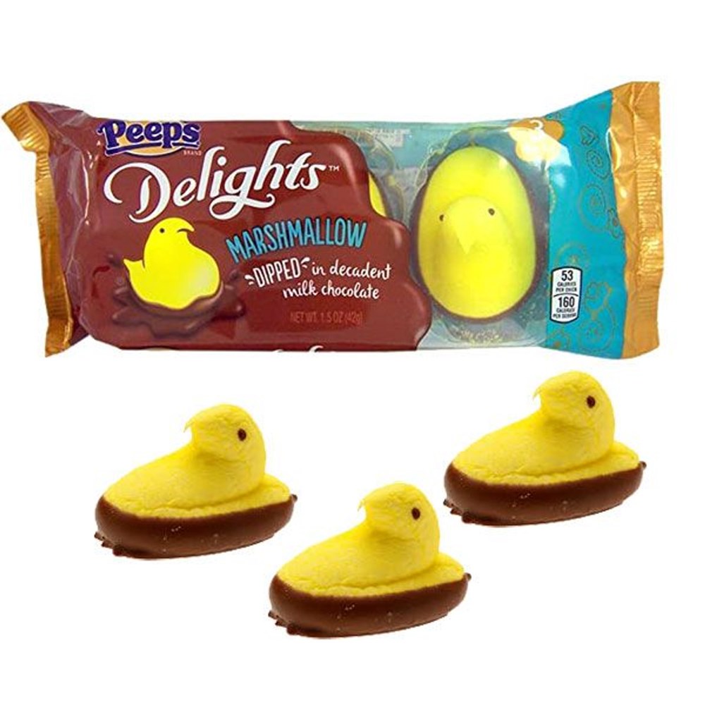 Peeps Delights Yellow Chicks dipped in Chocolate 3pk