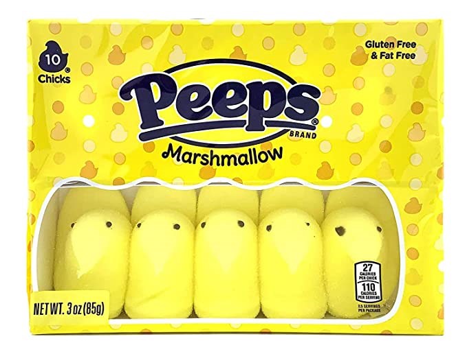 Peeps Chicks Yellow 10pk 3oz/85g