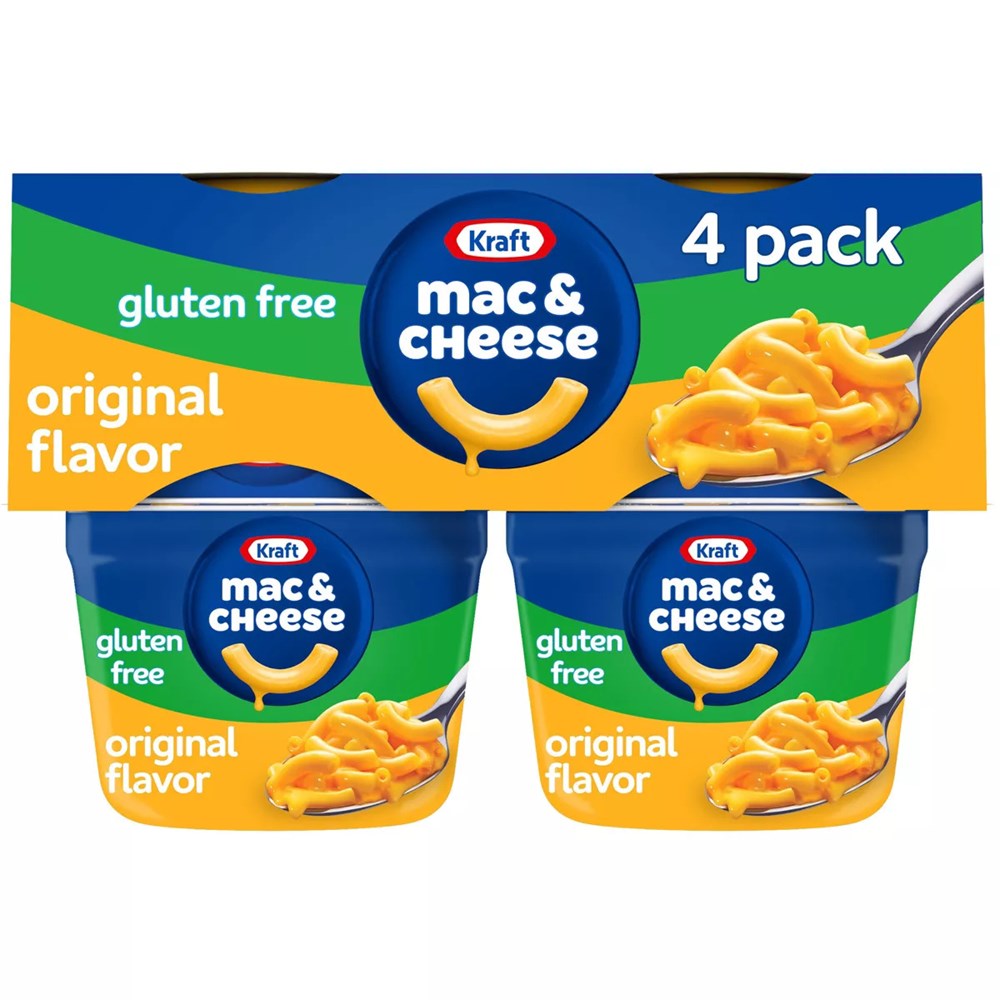 Kraft Macaroni & Cheese Dinner Cup Gluten Free 4pack