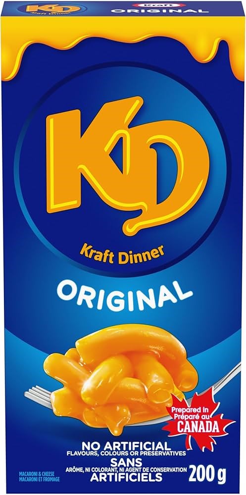 Kraft KD Macaroni & Cheese Original 200g