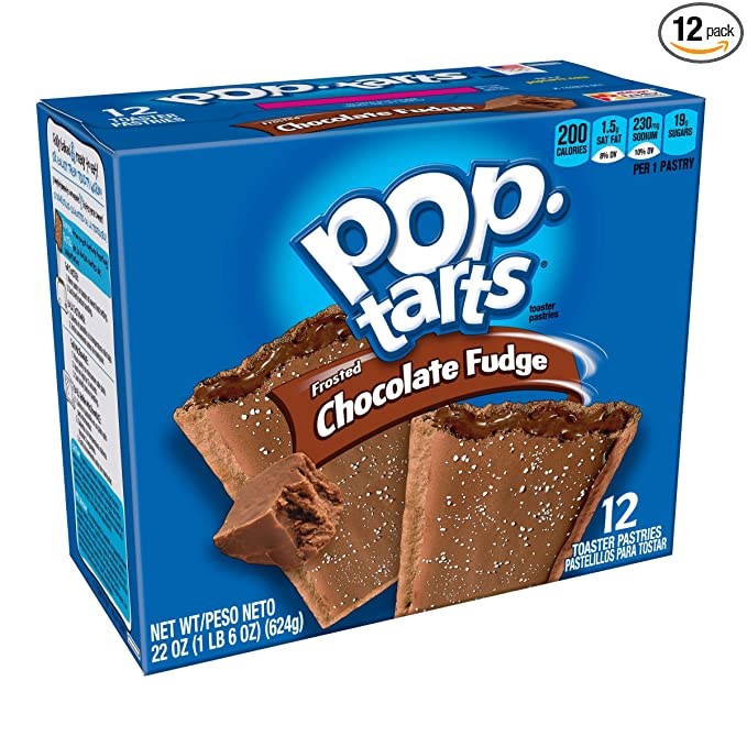 Pop Tarts - 12pk Frosted Chocolate Fudge 22oz/624g (Best by Jun 2025)