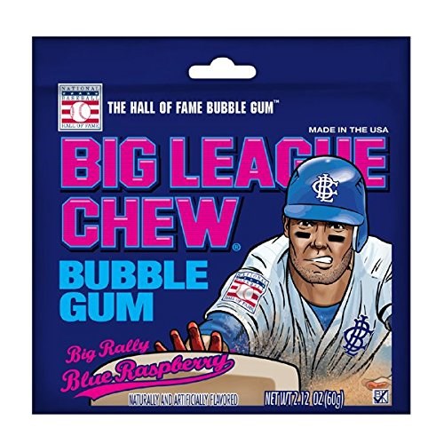 Big League Chew Blue Raspberry 2.12oz/60g